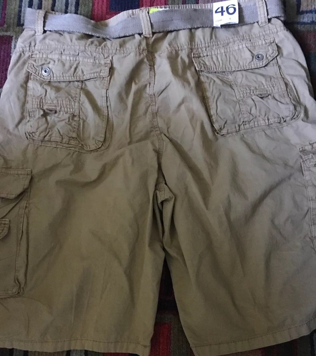【BAON】Denton Banding Bermuda Cargo Pants jonny-cota-xs-bandana-cargo-