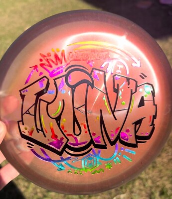 New Discraft Colorshift Z Graffiti Luna Golf Disc 173-174 Gram Beautiful Disc