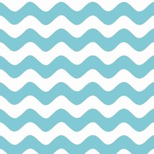 Wave Aqua by RBD Designers for Riley Blake, 1/2 yard 100 cotton fabric