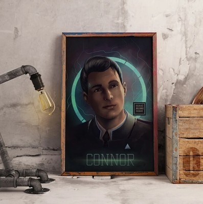 Detroit Become Human Poster, Connor