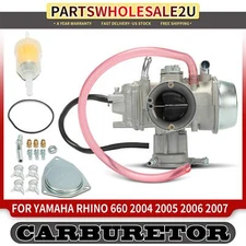 1 Barrel UTV Carburetor for Yamaha Rhino 660 2004 2005 2006 2007 5UG149011000