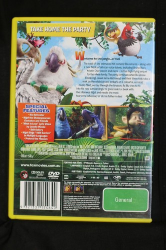Rio 2 (Kids Animated Film) - Region 4 - Preowned - Sent Tracked (D609) - Picture 2 of 2