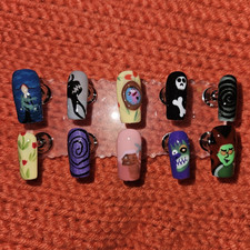 Medium Coffin Press-On Nails, Curage The Cowa...