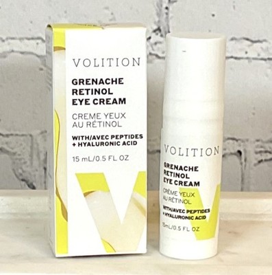 NIB VOLITION Grenache Retinol Eye Cream 0.5 fl oz FINE LINES FULL SIZE MSRP $62