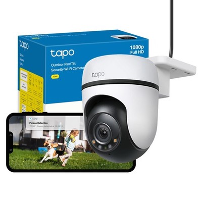 Tapo TC40 Pan/Tilt Smart Überwachungskamera Outdoor, Full HD, Outdoor, weiß