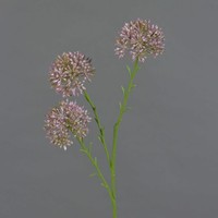Artplants Kunstzweig Allium Alikio, Lila, 65Cm, Ø6,5Cm