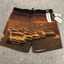 Hurley NASCAR Phantom Board Shorts Mens 36 Drawstring Swim Durable NEW 75