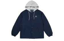 VANS Hooded Concealed Button Slim Fit Long Sleeve Jacket