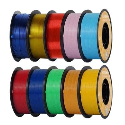 KINGROON PETG 3D Printer Filament 1.75 mm Mixed Color High Strength Easy to...