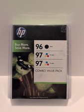 Genuine HP 96 Black  97 Tri-Color Ink Cartridges SEALED Warranty End Nov 2011