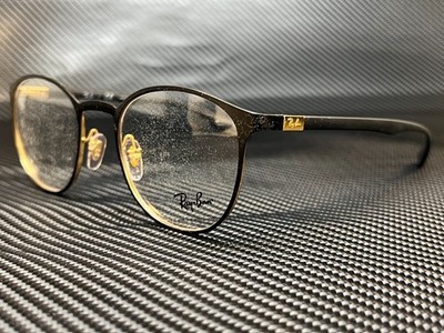 RAY BAN RX6355 2994 Matte Black on Arista Phantos 50 mm Unisex Eyeglasses