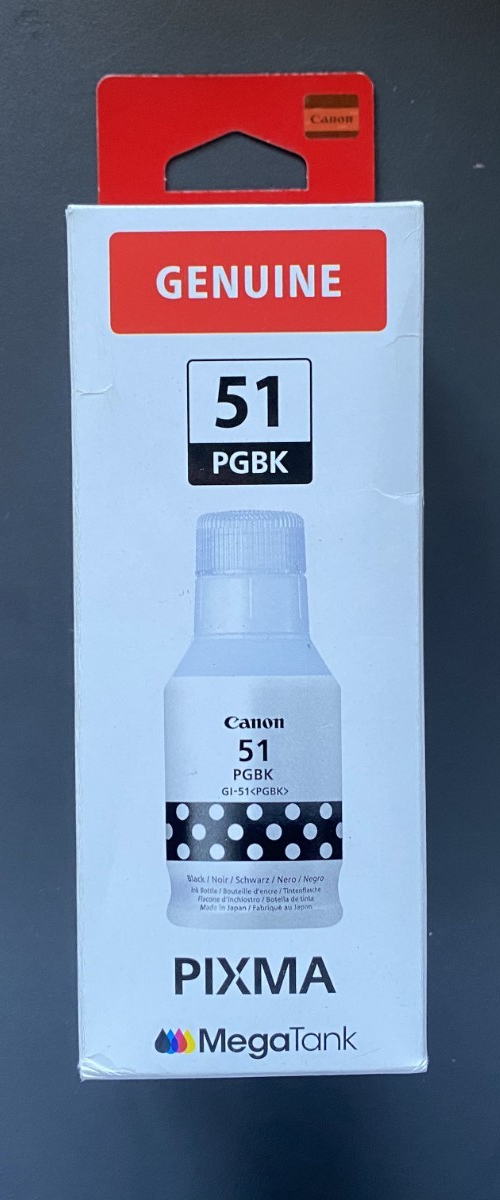 Genuine Canon Ink - GI-51 BLACK / G1520 G2520 G2560 G3520 G3560 (INC VAT) BOXED