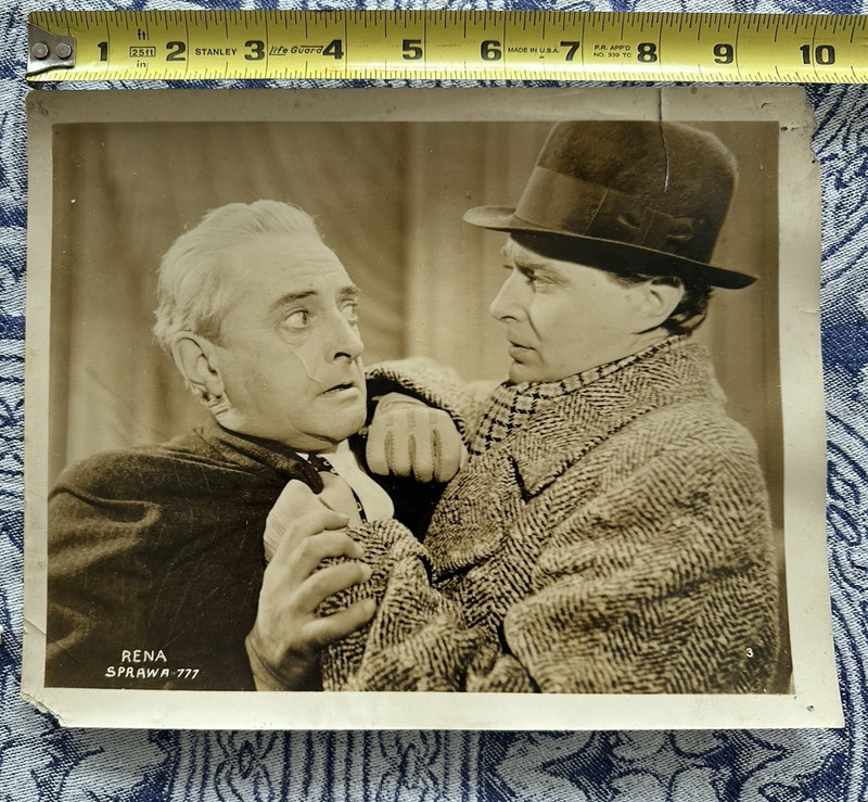 1 LOBBY CARD / PHOTOGRAPH  1938 POLISH FILM  ' RENA '  aka ' SPRAWA 777 '