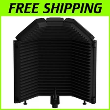Studio Microphone Isolation Shield - 3 Panel Design