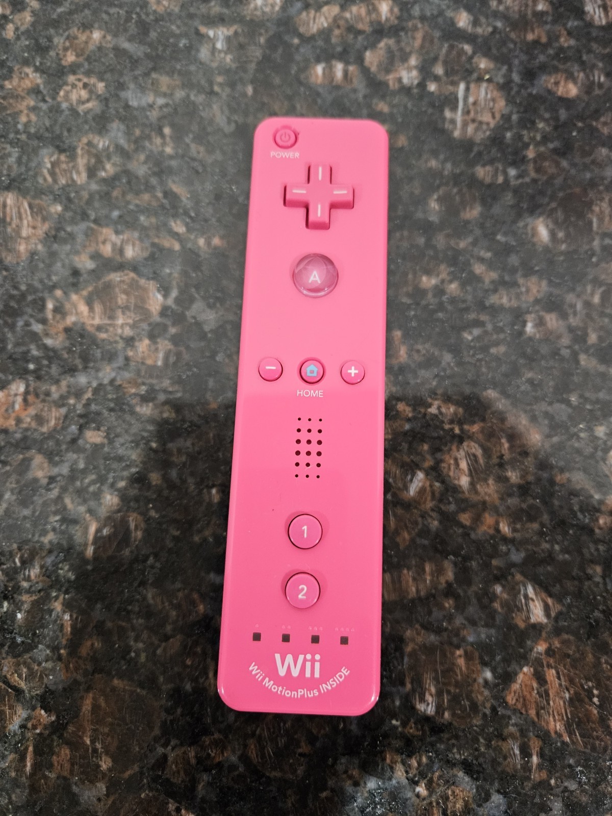 Nintendo WII Motion Plus Controller Tested. Pink