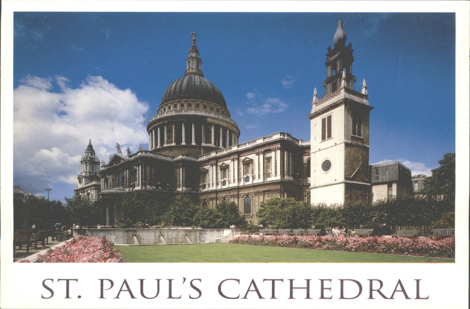 St. Paul's Cathedral London John Hinde Postcard UK Architecture
