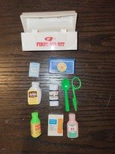 First Aid Kids Medical Nurse Kit Play Set Vintage