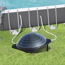 Outdoor Solar Pool Heater for Above Ground Pool, Inground Pool Warmer Equipment