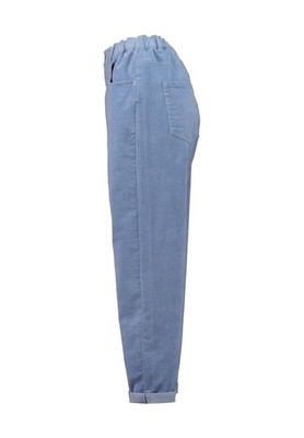 Cordhose M Blau HAILYS highwaist carrotfit 98% Baumwolle Mi44rell