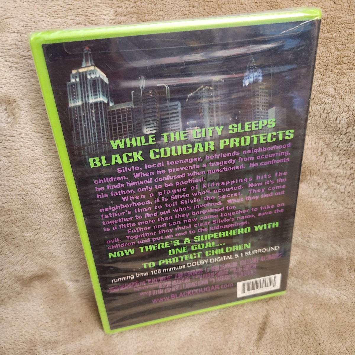 Black Cougar (DVD, 2008) Sealed Rare Silvio DiSalvatore Cult Movie