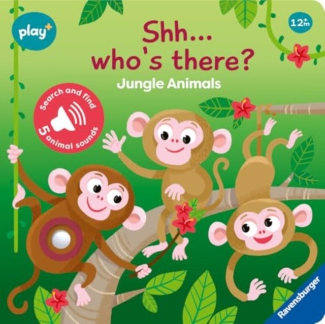 Ravensburger Play+ Infant & Toddler - Shhh…Who's there? Jungle Animals My First
