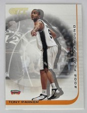 01-02 Topps TCC Tony Parker HOF Rookie Card (San Antonio Spurs) #123. rookie card picture