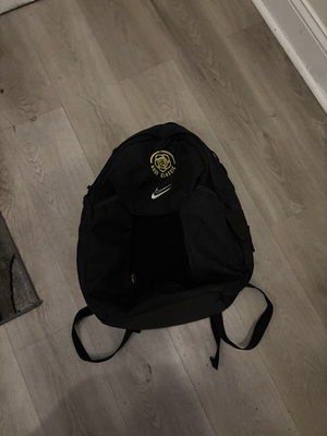 #ad #ad Nike Black Gym Bag Backpack KD Gold Logo EASY Adjustable Strap Zipper Polyester $26.00