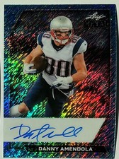 2026 Leaf Metal Danny Amendola Auto Autograph Shimmer Blue On Card #d 3/5