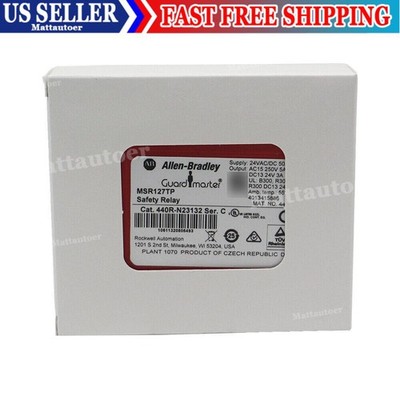 New Sealed Allen Bradley 440R-N23132 MSR127TP Safety Relay -UPS Shipping