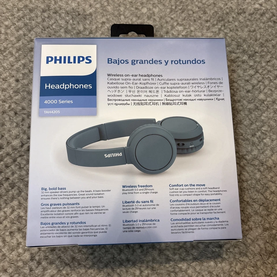 Philips H4205 On-Ear Wireless Headphones 4000 series - NEW OPEN BOX - Image 2 of 4