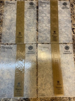 Anna Griffin 4 Embossing Folder Sets by Cricut Cuttlebug #01