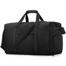 65L Large Duffle Bag for Travel Carry on Weekender Overnight Gym Travel Bag ...