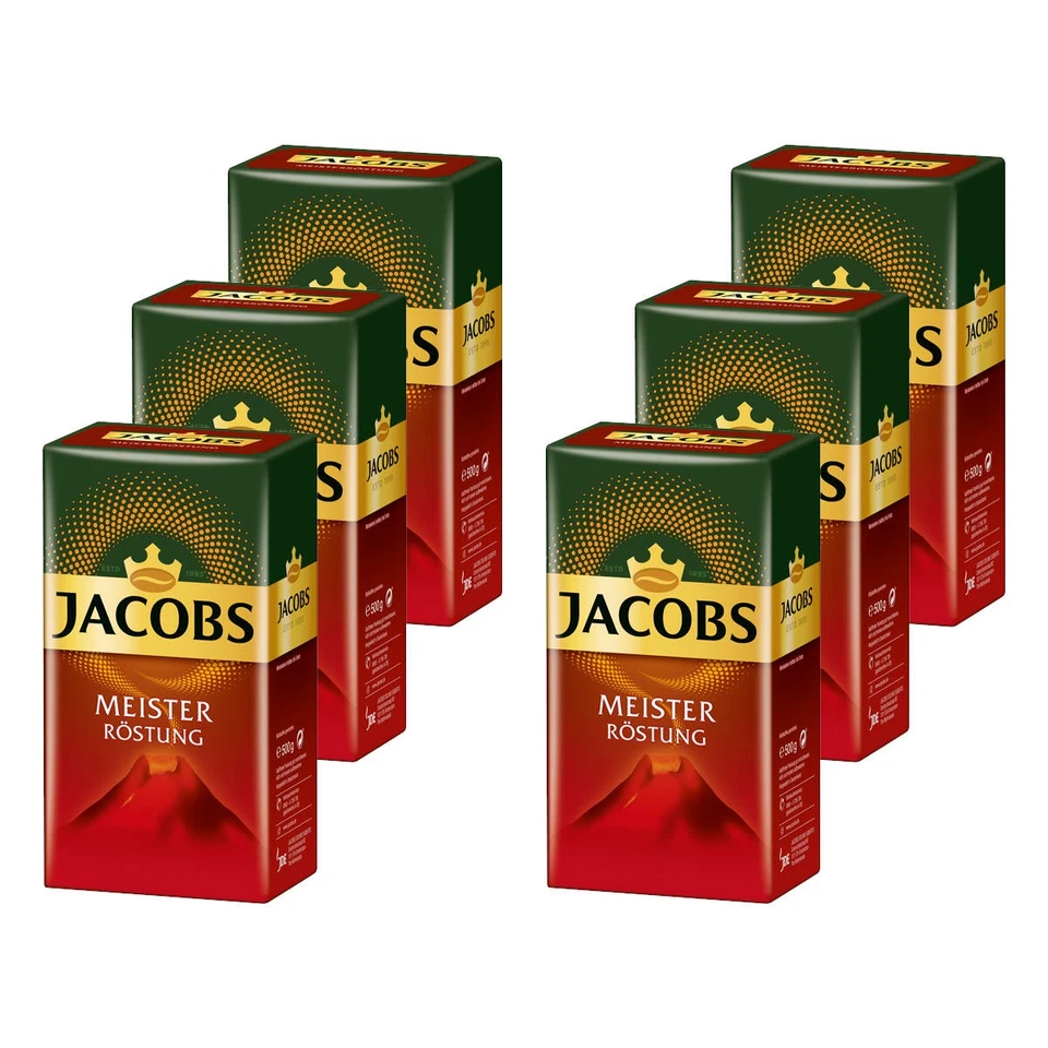 JACOBS Filterkaffee Meisterröstung 6 x 500 g Kaffee gemahlen + 1 Becher + 1 Dose - Bild 2 von 4