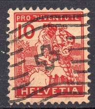 Schweiz 129 ex Pro Juventute 1915, gestempelt