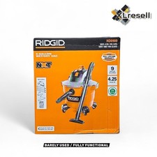 Ridgid 9 Gallon 4.25 Peak HP NXT Wet Dry Shop Vacuum - HD09001 / Barely Used
