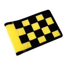Golf Flag, Solid Nylon and Checkered Training Putting Green Flags, Indoor Out...