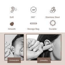 10PCS Earwax Removal Kit Ear Pick Set Earwax Remover Ear Spoon Earpick Ear Pi CT