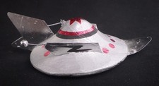 Flying Saucer Spaceship Christmas Ornament