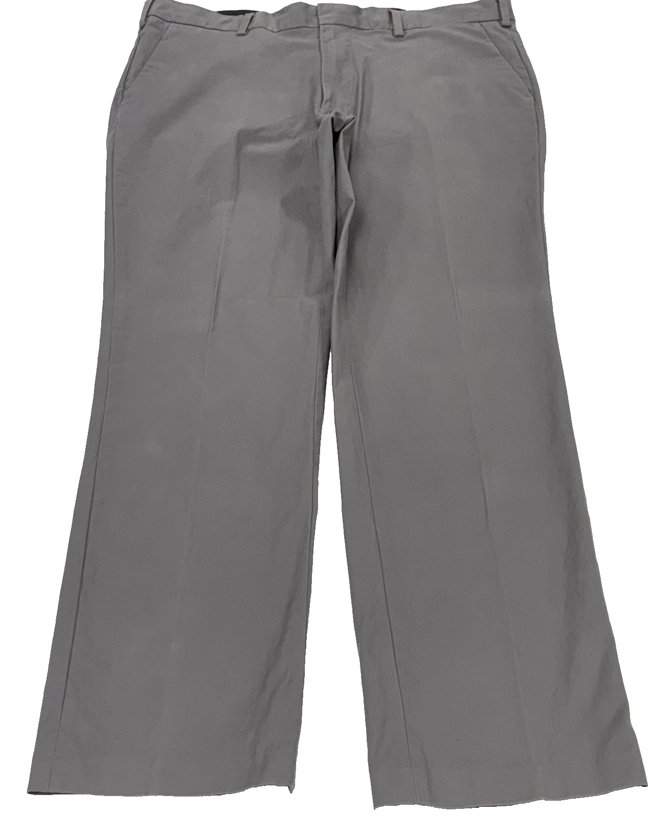 Apt. 9 Modern Fit Chino Pants Men 36/32 Gray Flat Front Business Casual Pants