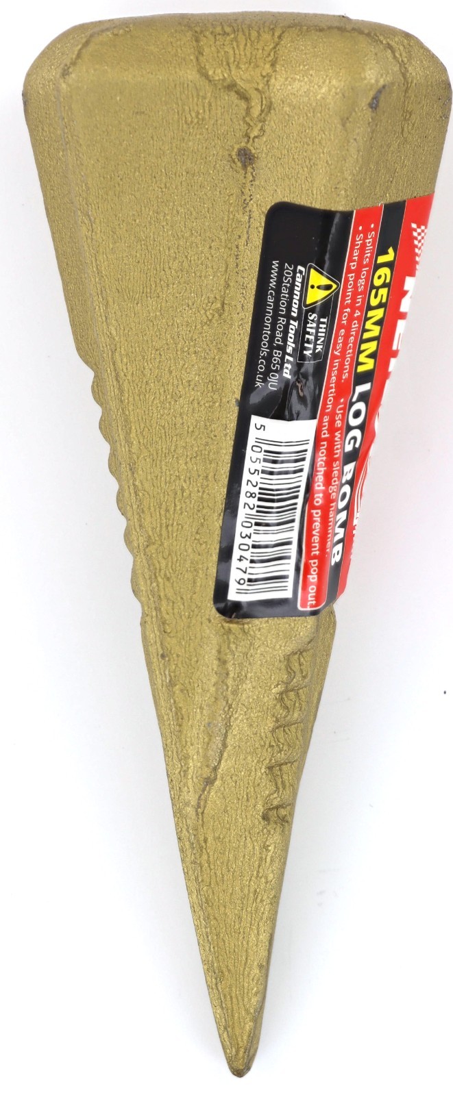 Neilsen 165mm Log Bomb Wood Splitter 4‑Way Log Grenade Wedge CT3047