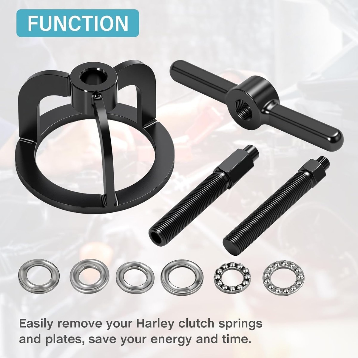 Heavy-Duty Clutch Spring Compressor Tool for Harley Davidson