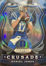 2020 - Panini Prizm - Draft Picks - Crusade - Daniel Jones - #35 - Blue Prizm