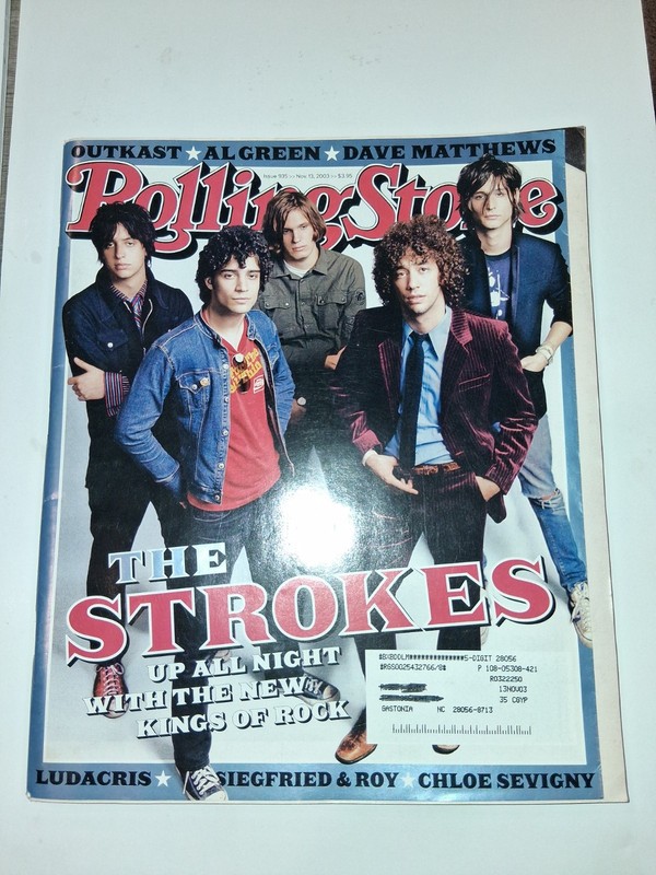 1995 ROLLING STONES MAGAZINE THE STROKES NOV 2003 ISSUE W/LT WEAR COMPLETE