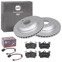 ABS Bremsscheiben 358Mm + BelÄGe Hinten Passend FüR Porsche Cayenne 955 / 9PA