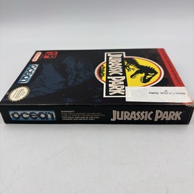 Jurassic Park The Game Nintendo NES Game, Box, Manual Working