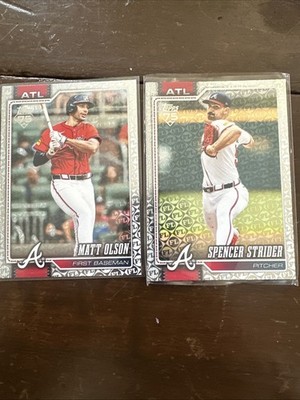 Spencer Strider (#79) + Matt Olson (#39) [Spring Training] 2026 Topps Braves Set