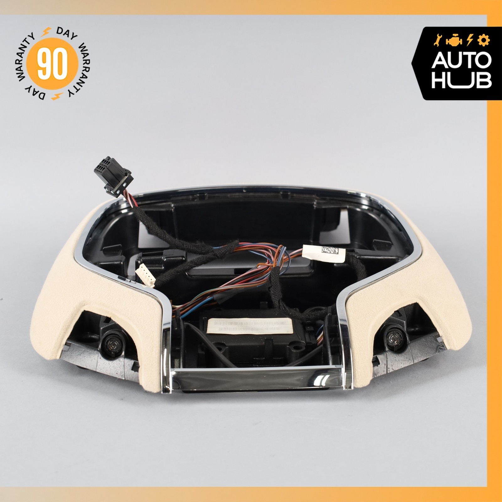 14-16 Maserati Ghibli M157 Quattroporte Overhead Dome Light Lamp Suede Beige OEM