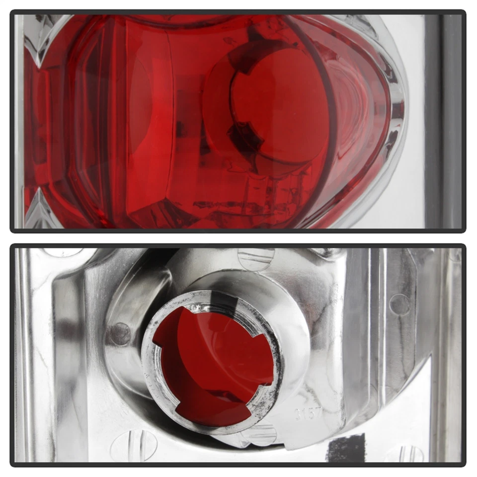 Luces traseras Spyder Auto 5003317 estilo euro cromadas/claras 87-96 Ford Bronco/F150 Foto 3 de 4