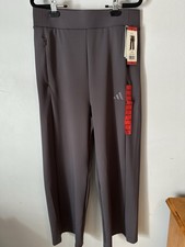 Adidas Grey Wide Leg Yoga Pants Medium NWT