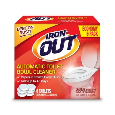 Automatic Toilet Bowl Cleaner Tablets, Helps Remove and Prevent Rust Stains w...